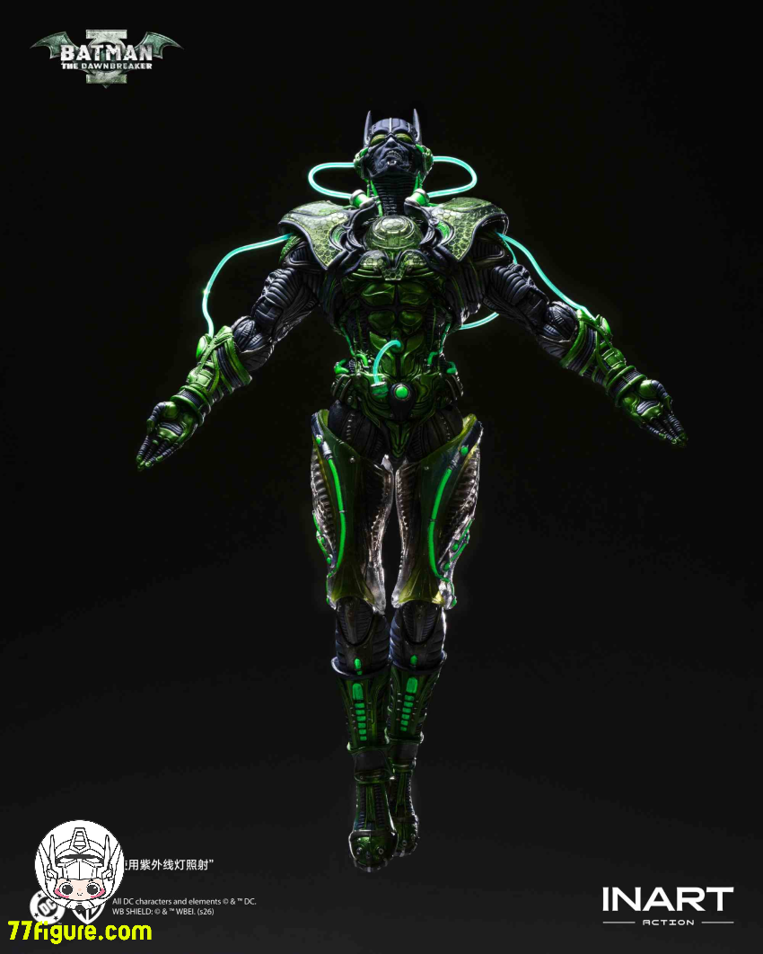 INART 1/12 MAG-C0003 Dark Nights: Metal Batman The Dawnbreaker 塗装済み可動フィギュア 商品画像 11