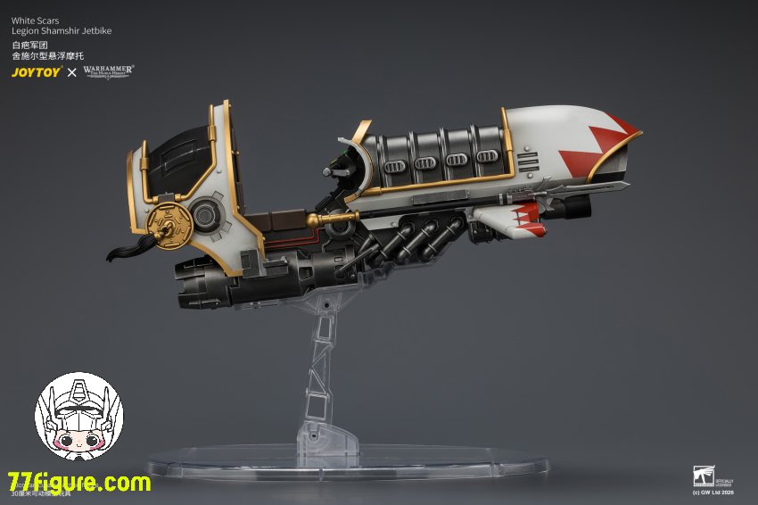 ジョイトイ JoyToy Source 1/18『ウォーハンマー ホルスの異端』ホワイト・スカー軍団 シャムシール・ジェットバイク 塗装済み可動フィギュア 商品画像 9