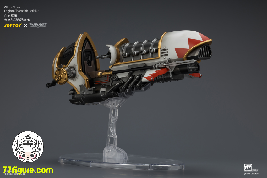 ジョイトイ JoyToy Source 1/18『ウォーハンマー ホルスの異端』ホワイト・スカー軍団 シャムシール・ジェットバイク 塗装済み可動フィギュア 商品画像 12