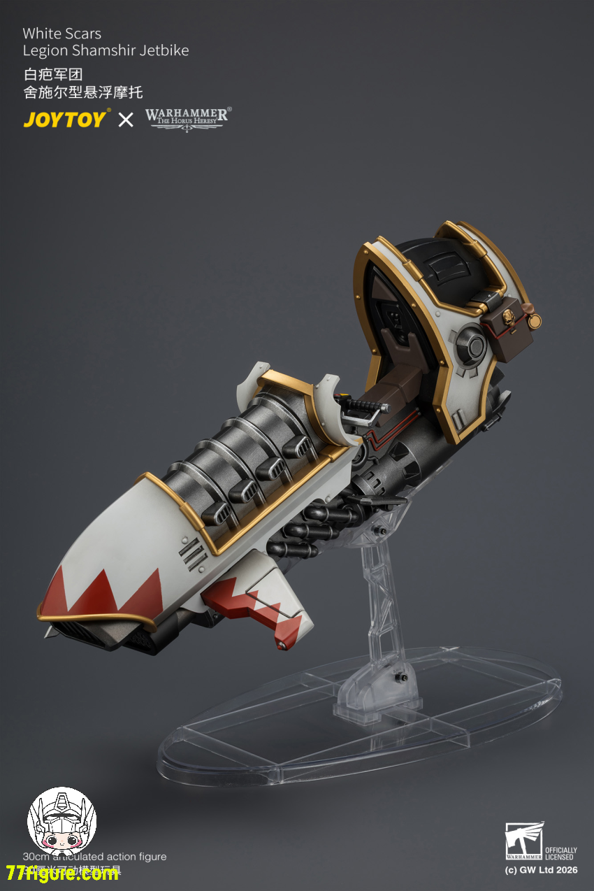 ジョイトイ JoyToy Source 1/18『ウォーハンマー ホルスの異端』ホワイト・スカー軍団 シャムシール・ジェットバイク 塗装済み可動フィギュア 商品画像 18
