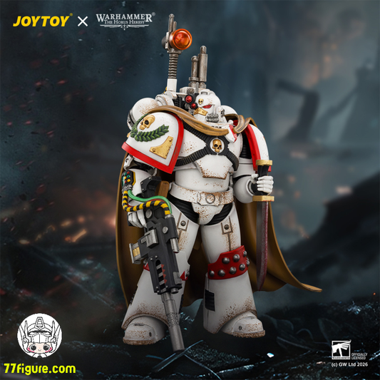 ジョイトイ JoyToy Source 1/18『ウォーハンマー ホルスの異端』ホワイト・スカー軍団 ヴィジレーター ネメシスライフル＆ボルトピストル付き 塗装済み可動フィギュア 商品画像 1