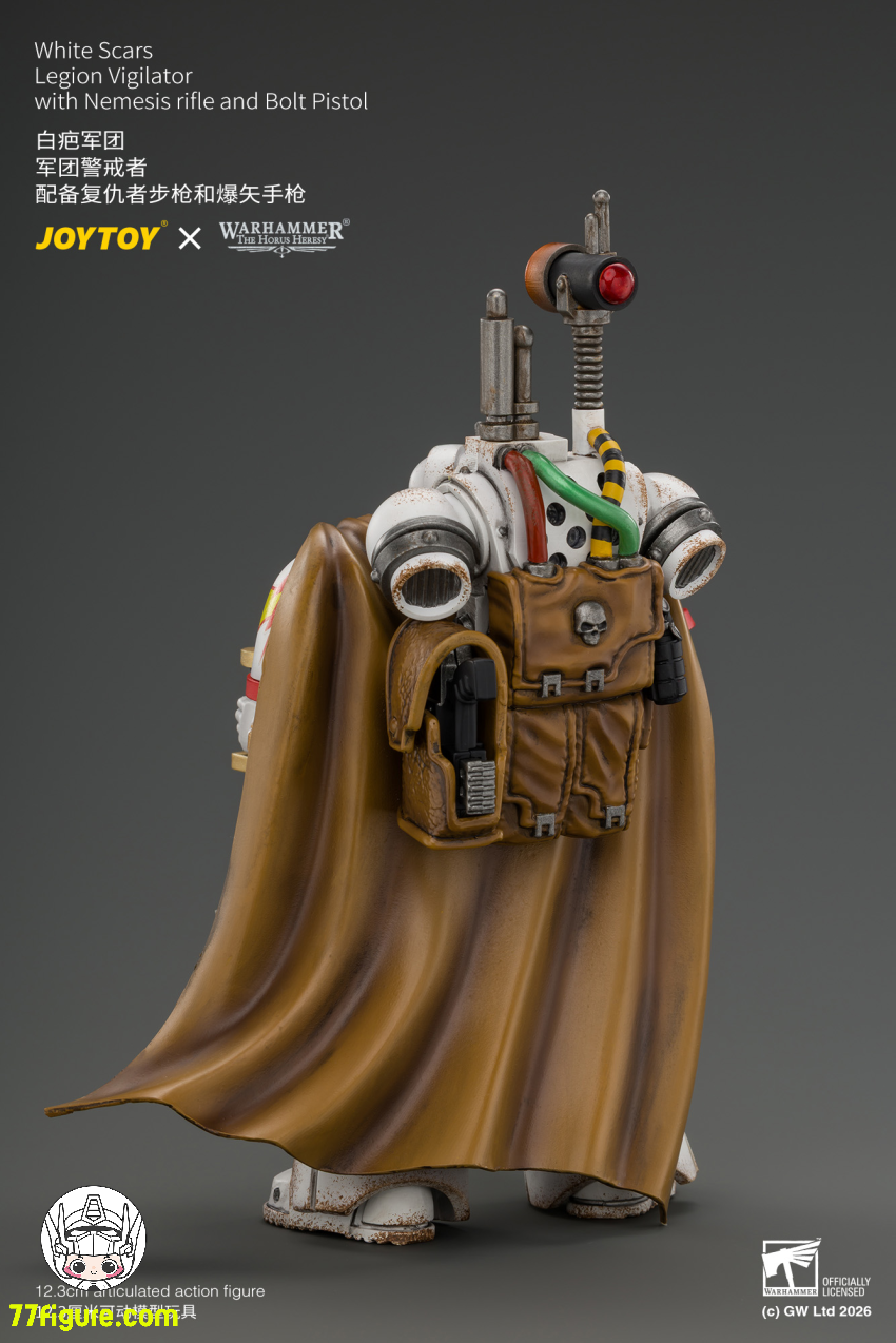 ジョイトイ JoyToy Source 1/18『ウォーハンマー ホルスの異端』ホワイト・スカー軍団 ヴィジレーター ネメシスライフル＆ボルトピストル付き 塗装済み可動フィギュア 商品画像 4