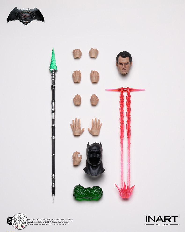 【予約商品】INART 1/12 HG M0005『バットマン vs スーパーマン：ジャスティスの誕生』スーパーマン 塗装済み可動フィギュア
