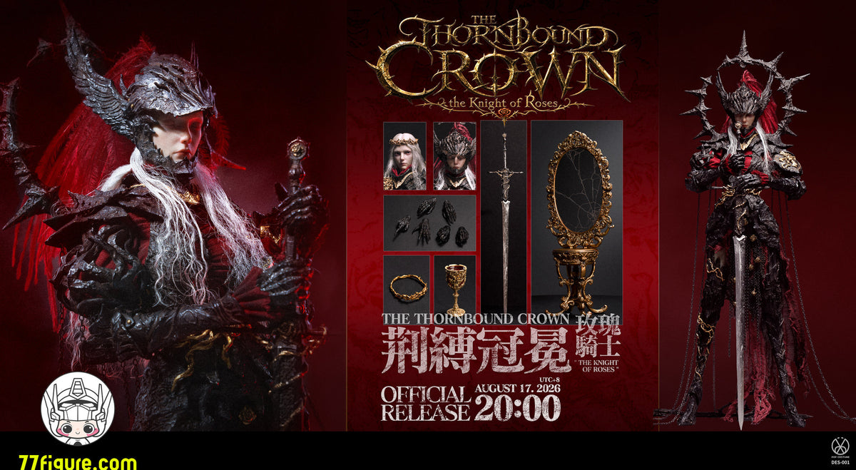 【予約商品】POP COSTUME 1/6 薔薇の騎士 荊棘の王冠 DES-001 塗装済み可動フィギュア