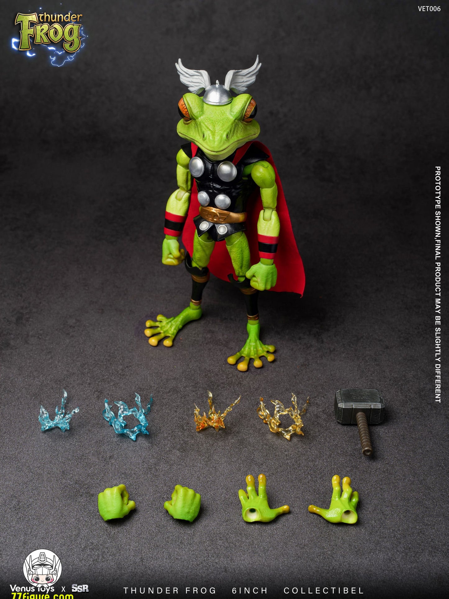 【予約商品】Venus Toys VET006 1/12 サンダーフロッグ 塗装済み可動フィギュア