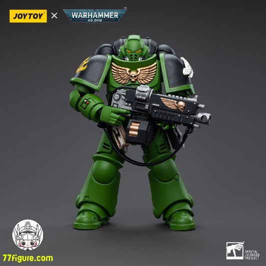 【品切れ】ジョイトイ JoyToy Source 1/18 『ウォーハンマー40K』サラマンダー インターセッサーズ ブラザー・ハエクル 塗装済み可動フィギュア