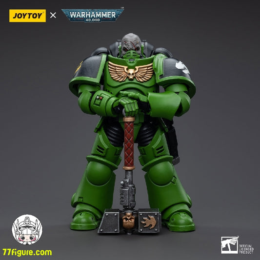 【品切れ】ジョイトイ JoyToy Source 1/18 『ウォーハンマー40K』サラマンダー アサルト・インターセッサーズ サージェント クラジャックス 塗装済み可動フィギュア