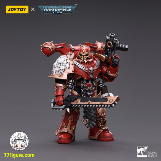 【品切れ】ジョイトイ JoyToy Source 1/18 『ウォーハンマー40K』カオス スペース マリーン 真紅の殺戮 ブラザー マガナール 塗装済み可動フィギュア