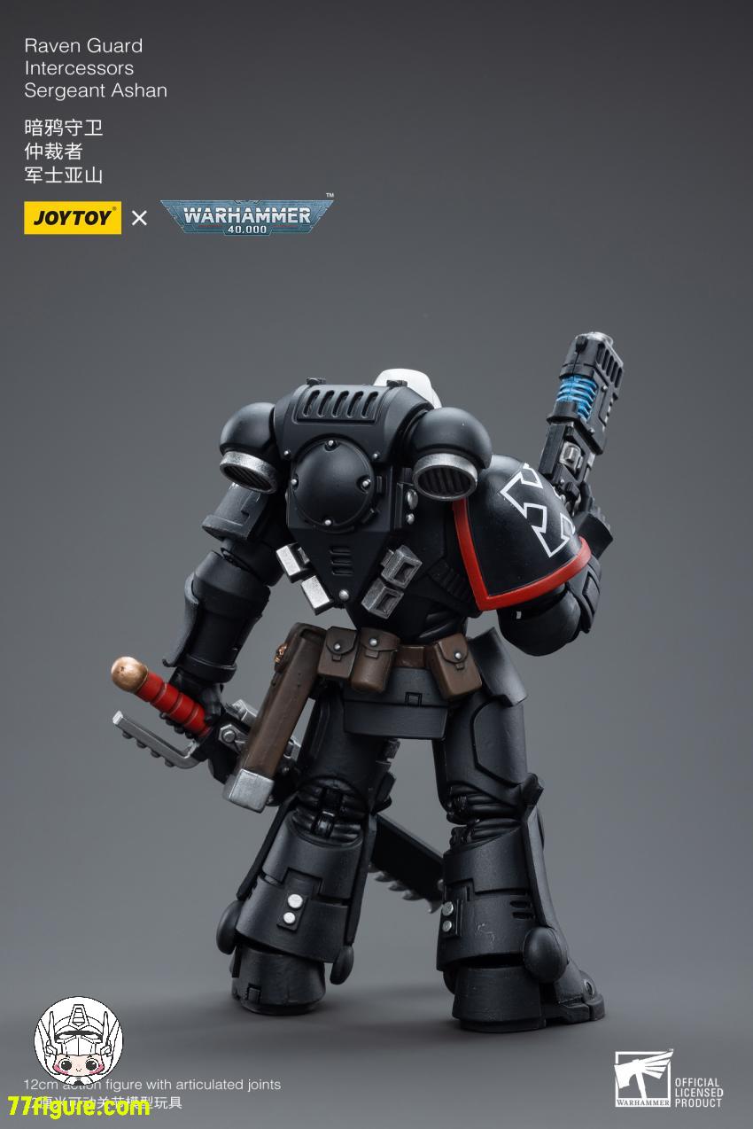 【品切れ】ジョイトイ JoyToy Source 1/18 『ウォーハンマー40K』レイヴン ガード インターセッサー サージャント アシャン塗装済み可動フィギュア