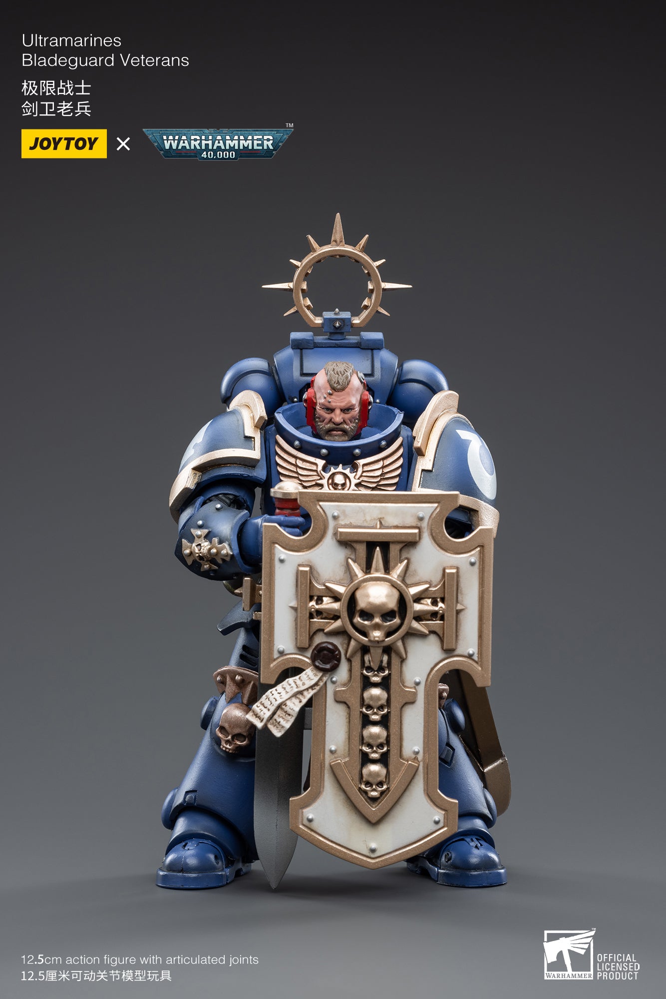 【品切れ】ジョイトイ JoyToy Source 暗源 1/18 ウォーハンマー40K Warhammer40K 極限戦士ソードガードベテラン 塗装済み可動フィギュア