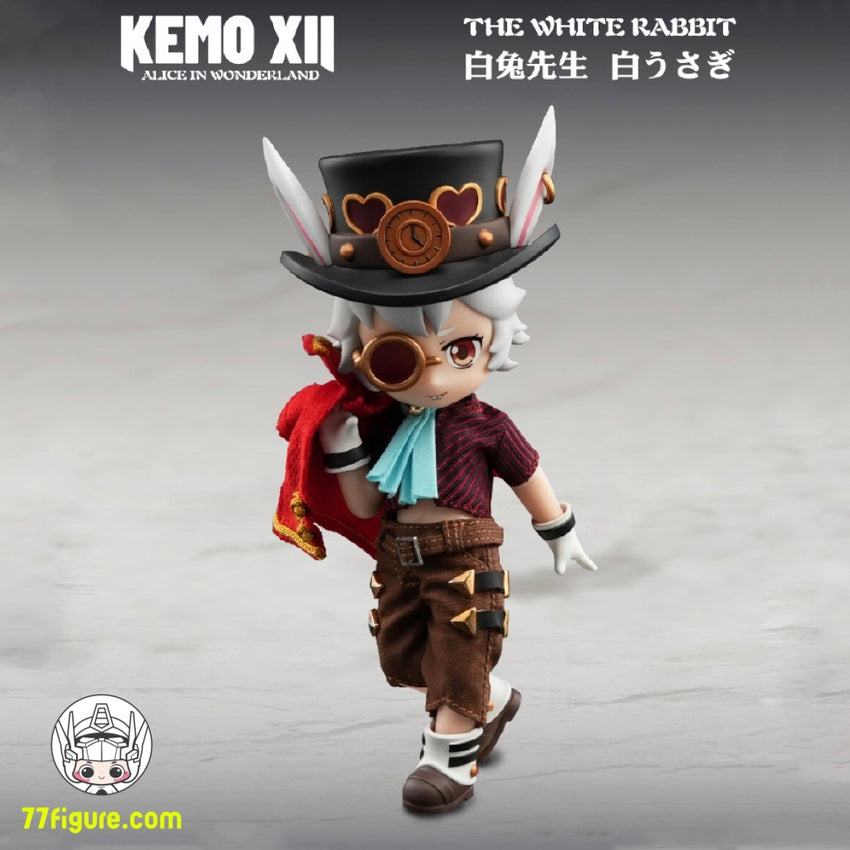【先行販売】Kemo XII Doll KM004 不思議の国のアリス シリーズ  白ウサギ 塗装済み可動フィギュア