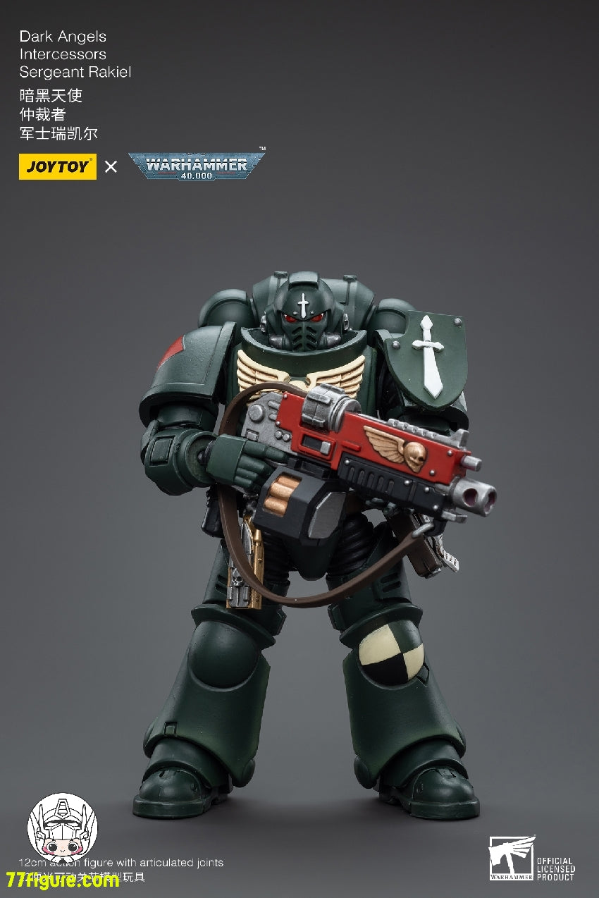 【品切れ】ジョイトイ JoyToy Source 1/18 『ウォーハンマー40K』ダークエンジェル インターセッサー サージャント ラキエル