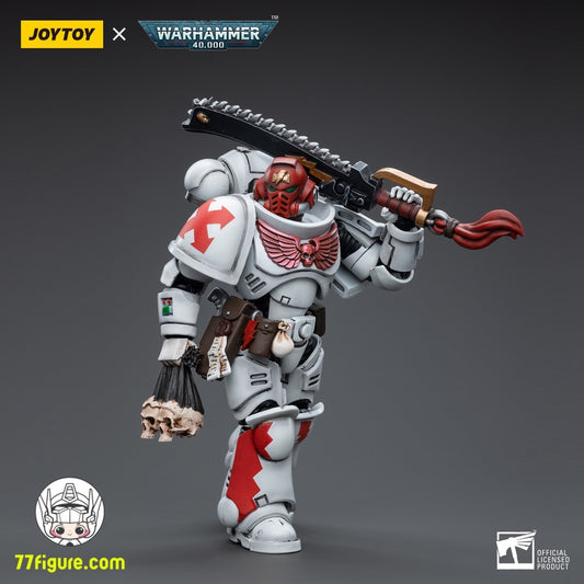 【品切れ】ジョイトイ JoyToy Source 1/18『ウォーハンマー40K』 白い傷跡 アサルト インターセッサー サージャント ツェンドバートル 塗装済み可動フィギュア