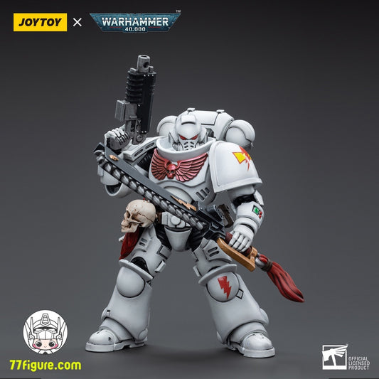 【品切れ】ジョイトイ JoyToy Source 1/18『ウォーハンマー40K』 白い傷跡 アサルト インターセッサー ブラザー バチャルガル 塗装済み可動フィギュア