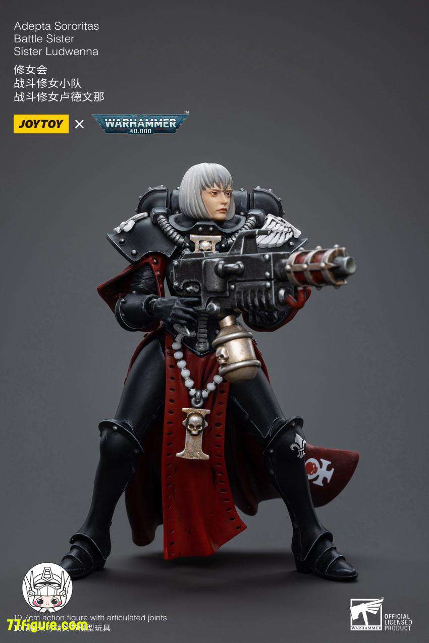 ジョイトイ JoyToy Source 1/18『ウォーハンマー40K』アデプタ・ソロリタス シスター・ルドウェンナ 塗装済み可動フィギュア