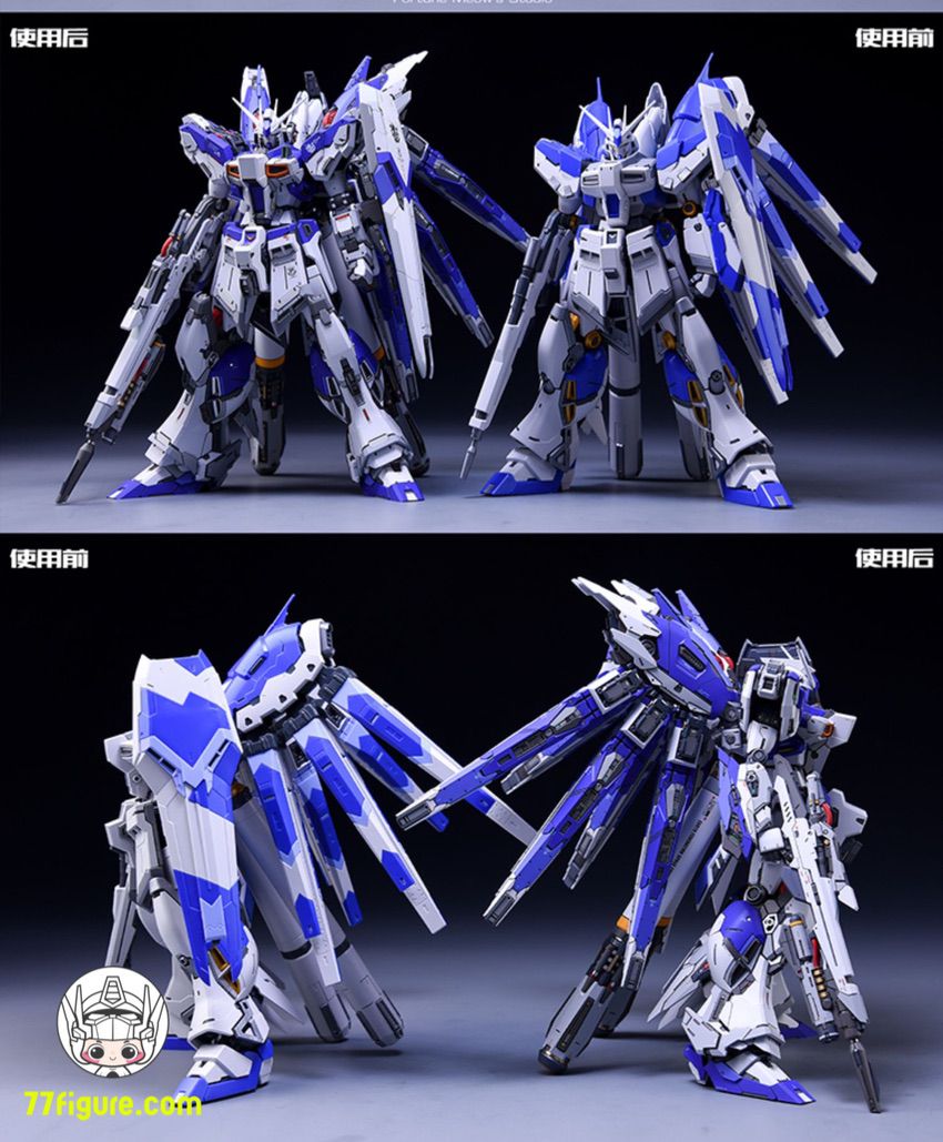 Fortune Meow's Studio 1/144 RG RX-93-ν2 Hi-vガンダム 用 アップグレード ガレージキット -  77figure.com