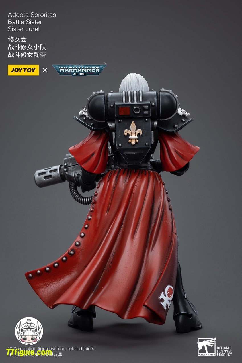 【品切れ】ジョイトイ JoyToy Source 1/18『ウォーハンマー40K』アデプタ ソロリタス バトル シスター シスター ジュレル 塗装済み可動フィギュア