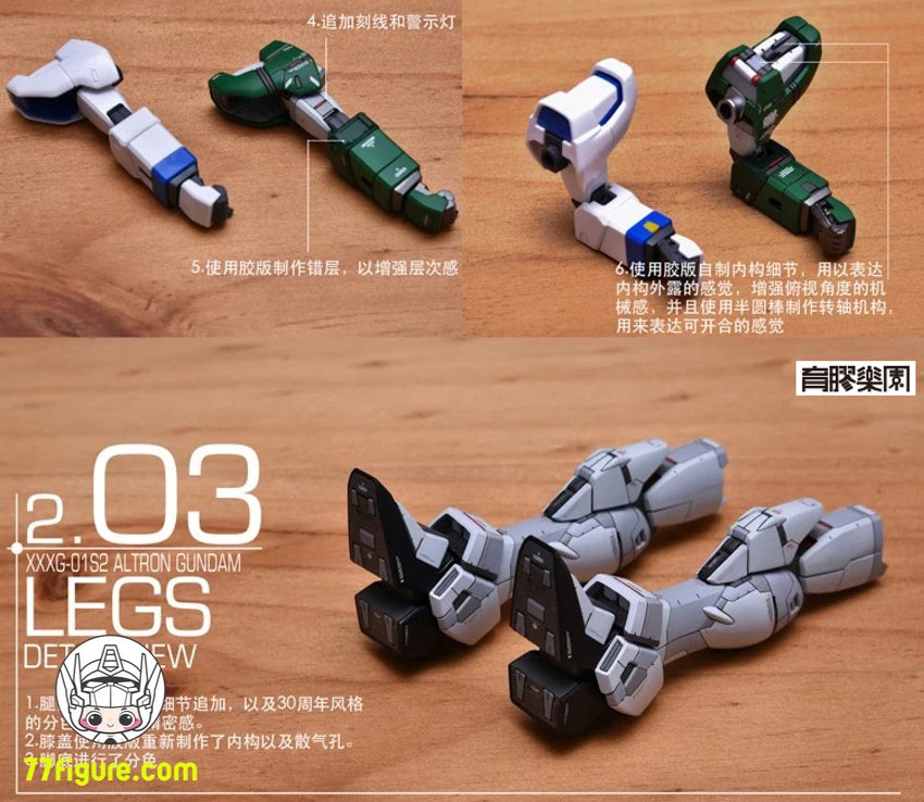 【品切れ】YuJiao Land 1/100 MG XXXG-01S2 アルトロンガンダム用 アップグレードガレージキット